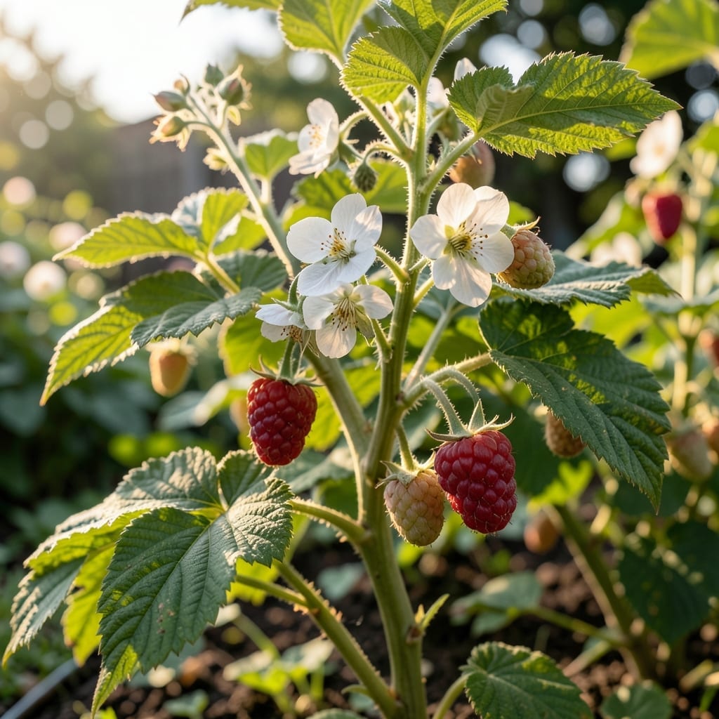 Thornless Raspberry Flower Varieties