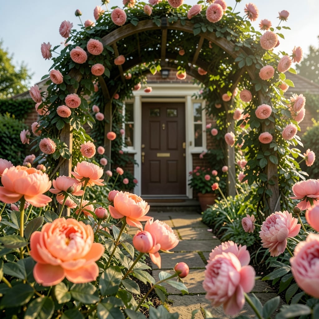 Peony and Rose Companion Planting