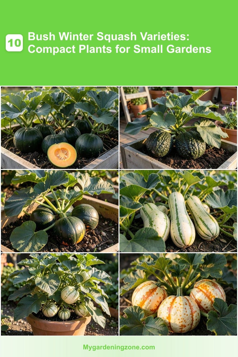 10 Bush Winter Squash Varieties: Compact Plants for Small Gardens
