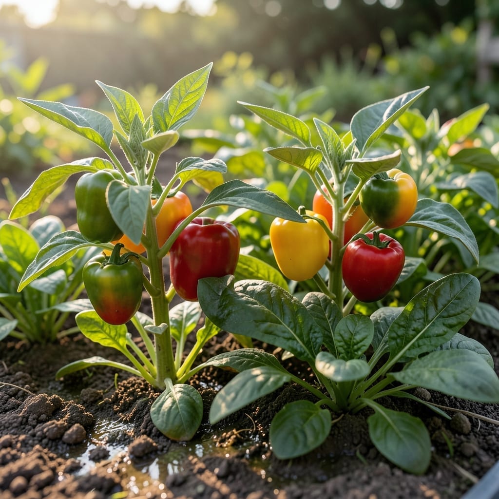Peppers and Spinach Combo