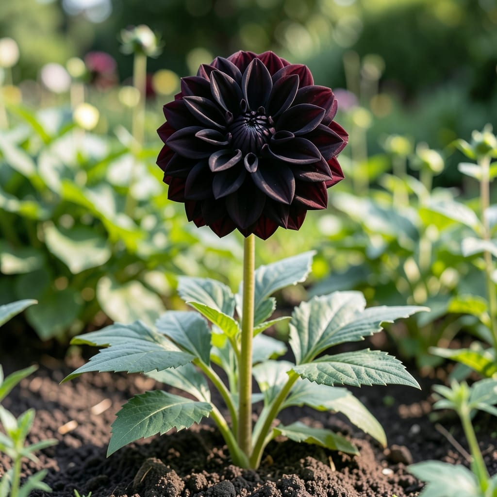 Black Satin Dahlia Height: Expected Size and Growth Factors