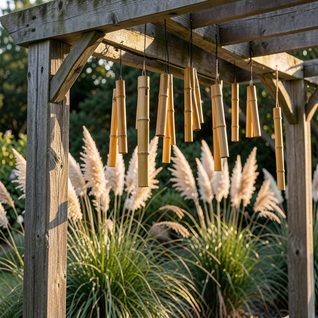 Bamboo Wind Chime Corner