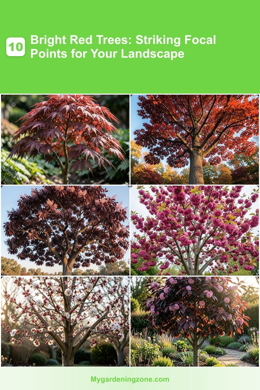 10 Bright Red Trees: Striking Focal Points for Your Landscape