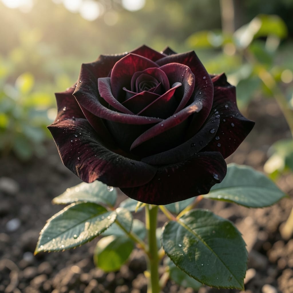 Black Baccara Rose