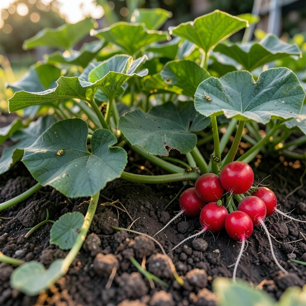 Cucumbers with Radishes