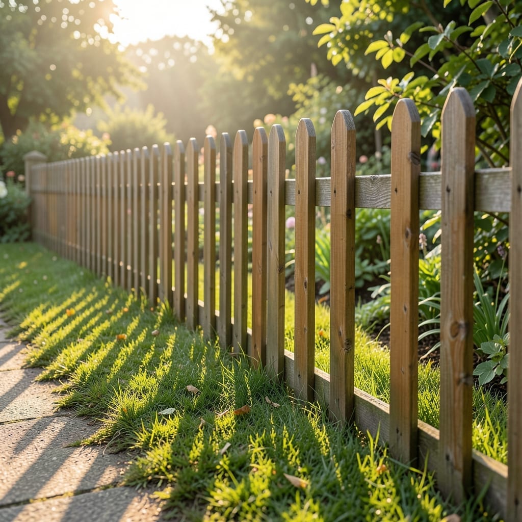 Wooden Picket Fence