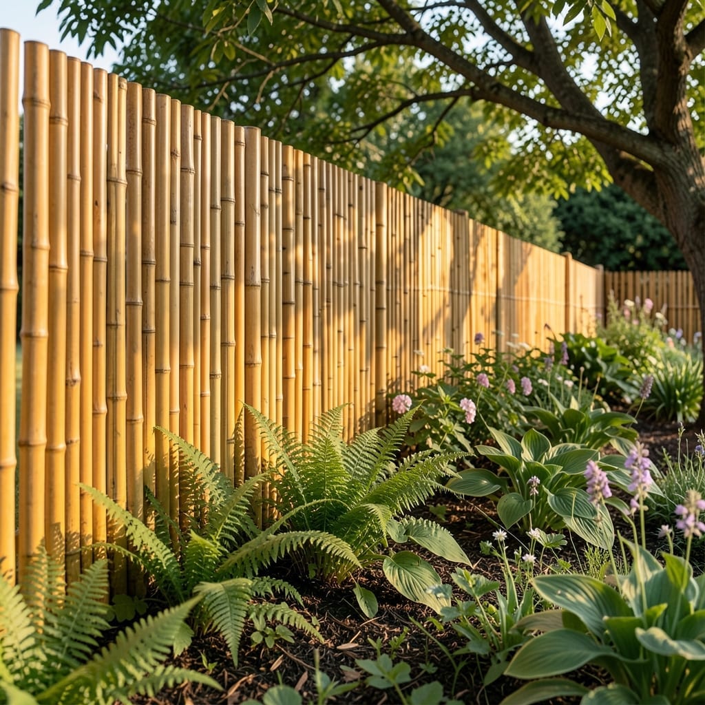 Bamboo Garden Fence