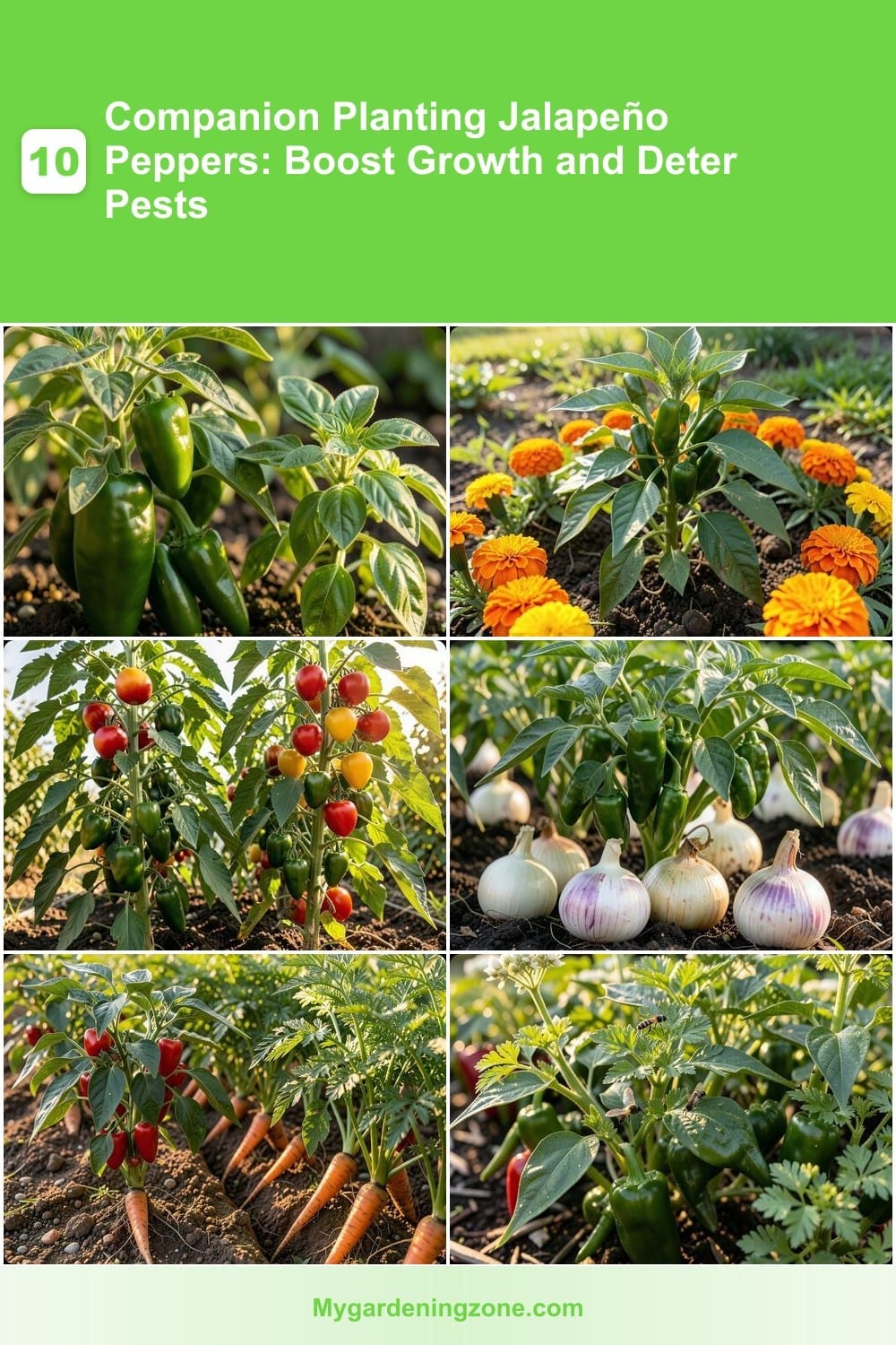 10 Companion Planting Jalapeño Peppers: Boost Growth and Deter Pests