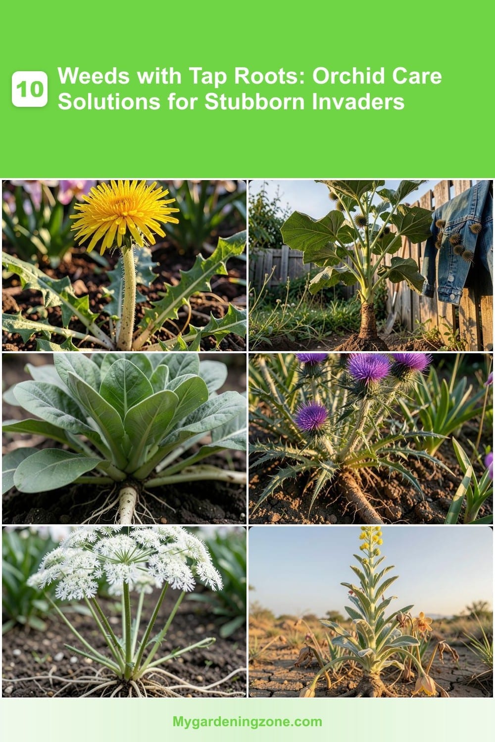 10 Weeds with Tap Roots: Orchid Care Solutions for Stubborn Invaders