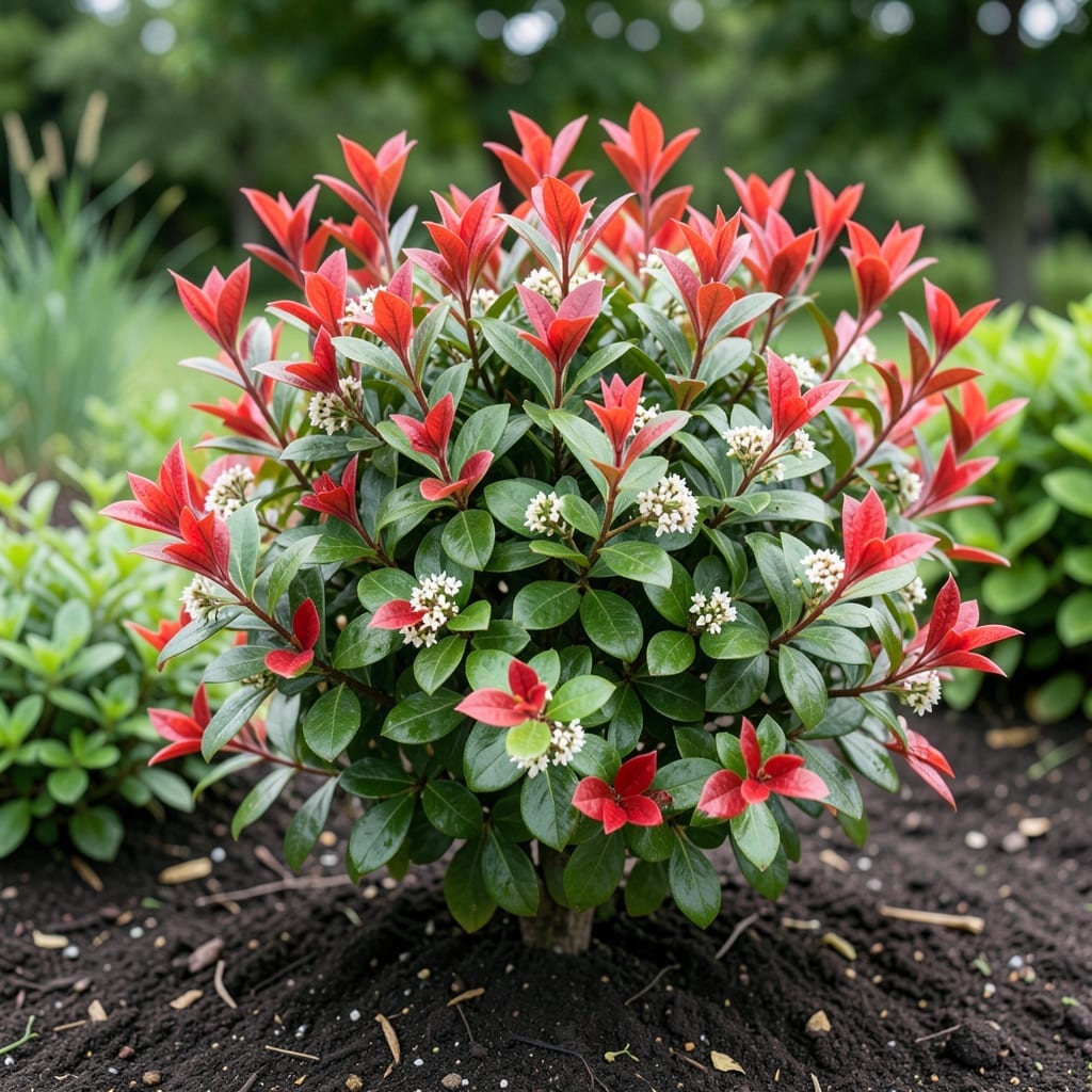 Red Tipped Photinia Growth Rate: Annual Growth and Mature Size Expectations Red Tipped Photinia Growth Rate: Annual Growth and Mature Size Expectations