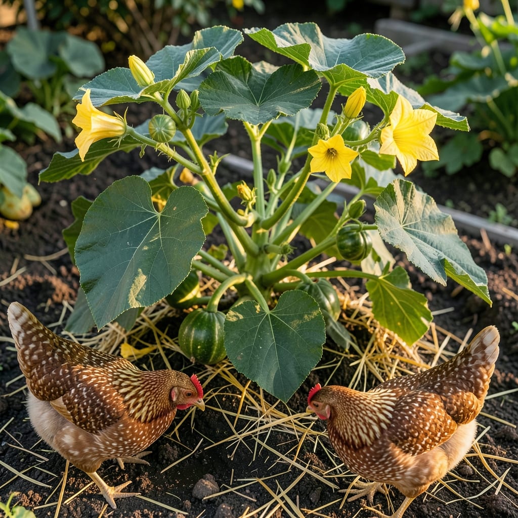 Can Chickens Eat Squash Leaves: Toxicity Risks and Safe Alternatives