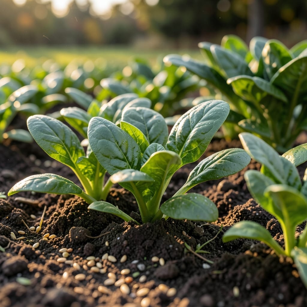 Spinach for Quick Growth