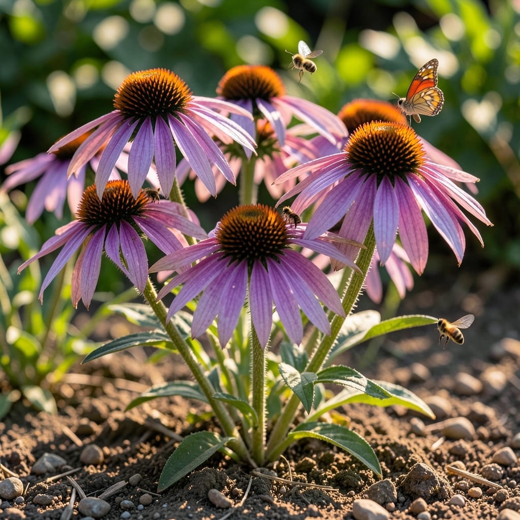 Purple Coneflowers for Pollinators