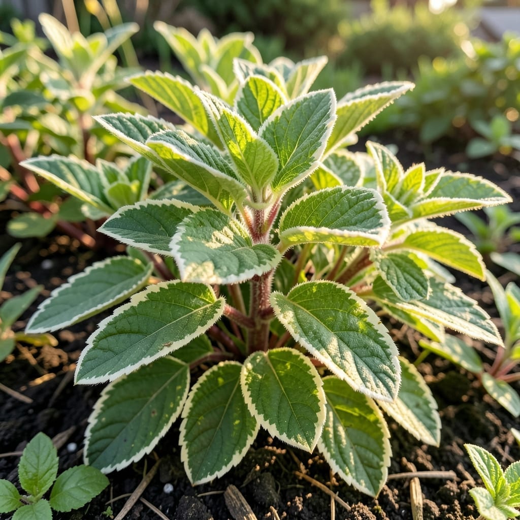 Variegated Peppermint Plant