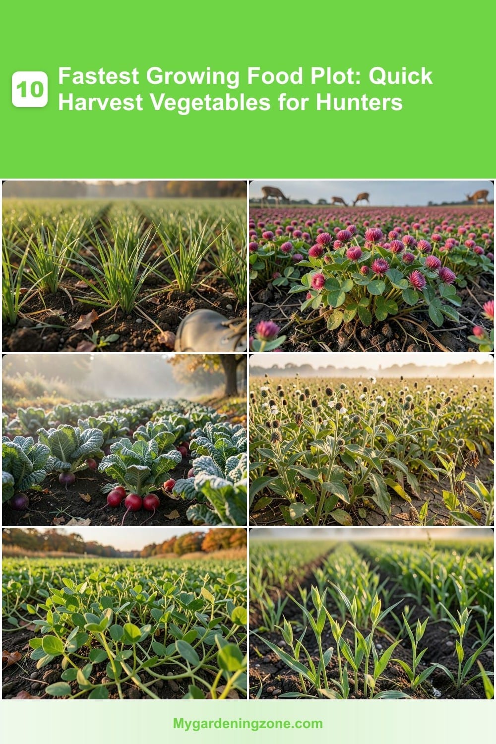 10 Fastest Growing Food Plot: Quick Harvest Vegetables for Hunters