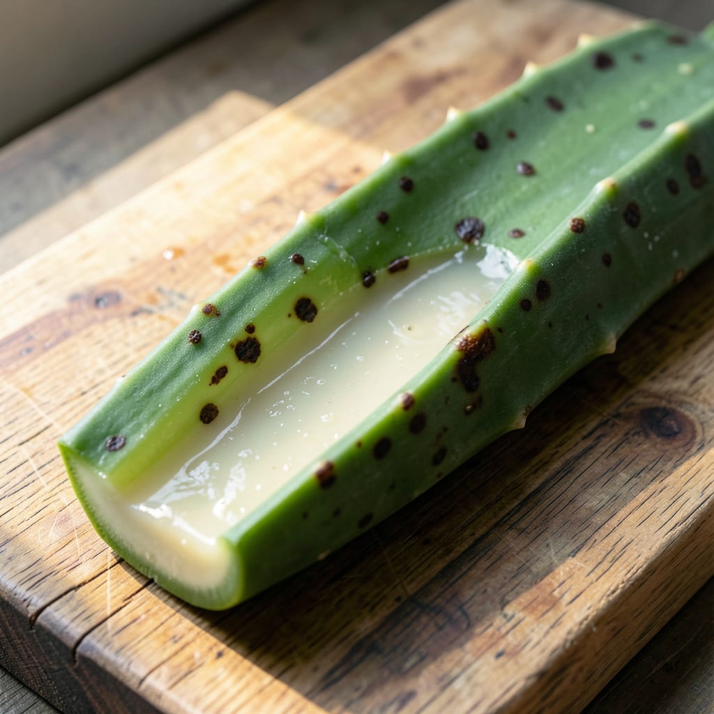 Comprehensive dark spots on aloe visual reference