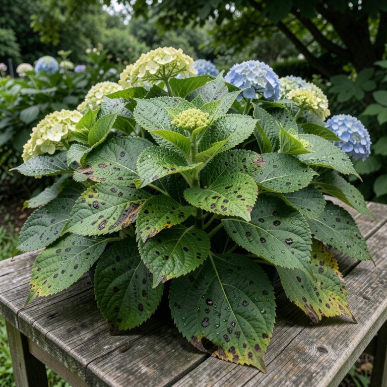 Dark Spots on Hydrangea Leaves: Fungal Infections and Repair Tactics Dark Spots on Hydrangea Leaves: Fungal Infections and Repair Tactics