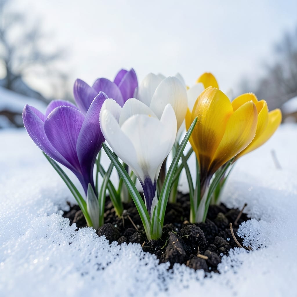 Crocus Blooms