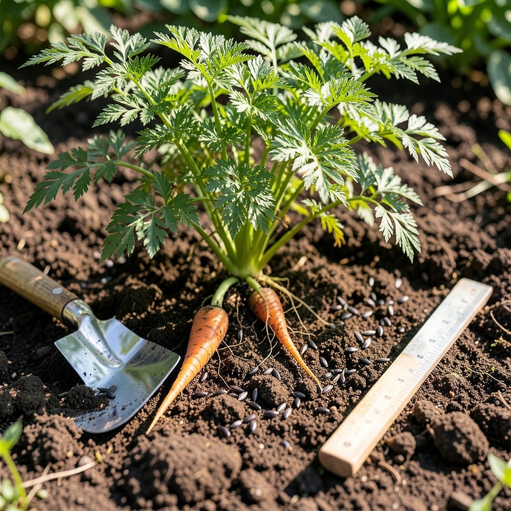 How to Plant Carrot Seeds: Ideal Depth for Strong Growth