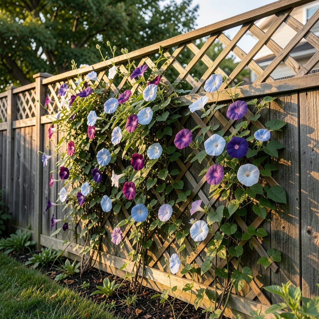 Trellis with Climbing Vines