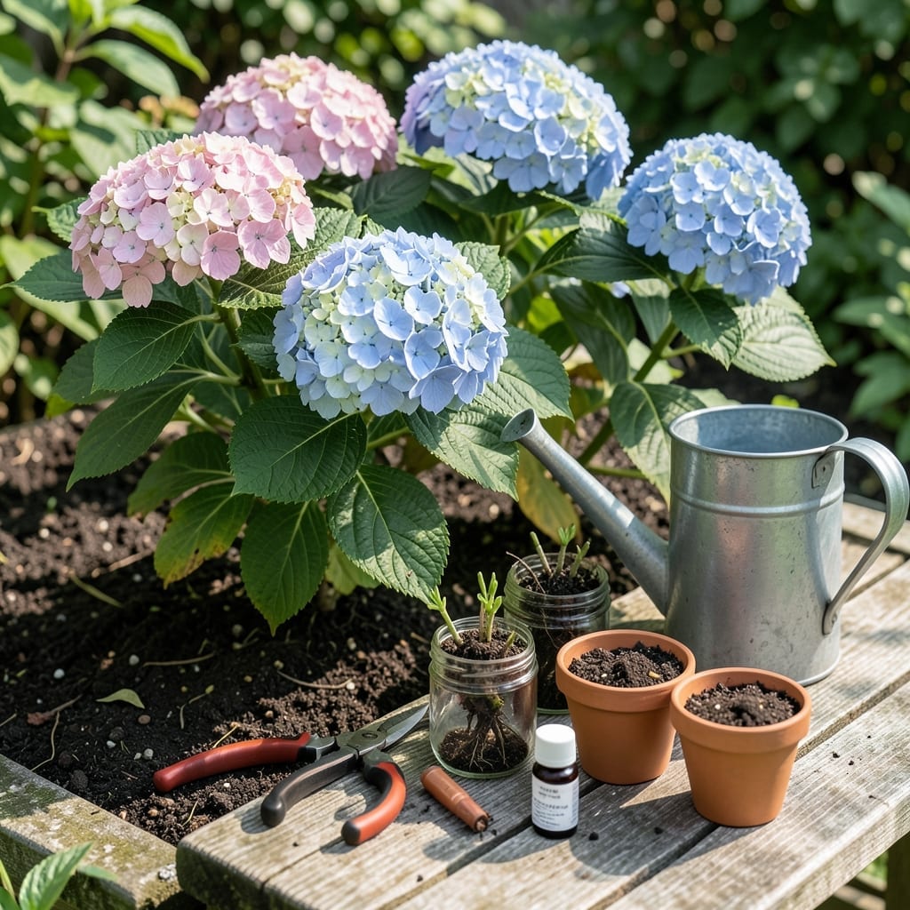 Best Time to Propagate Hydrangeas: Seasonal Guide for Stronger Roots