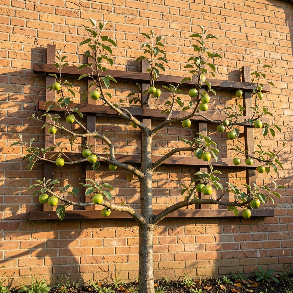 Espaliered Apple Tree