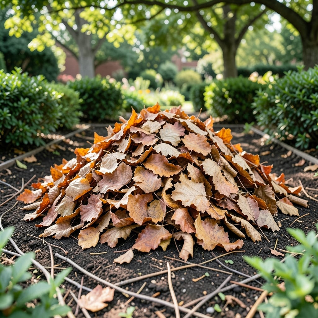 Heap of Dry Leaves: Fungal Growth Signs and Health Risks Heap of Dry Leaves: Fungal Growth Signs and Health Risks
