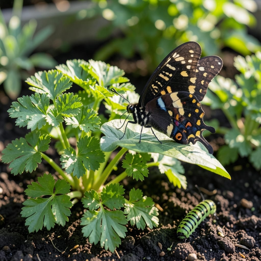 Black Swallow Tail Butterflies: Habitat Preferences and Lifecycle Insights Black Swallow Tail Butterflies: Habitat Preferences and Lifecycle Insights