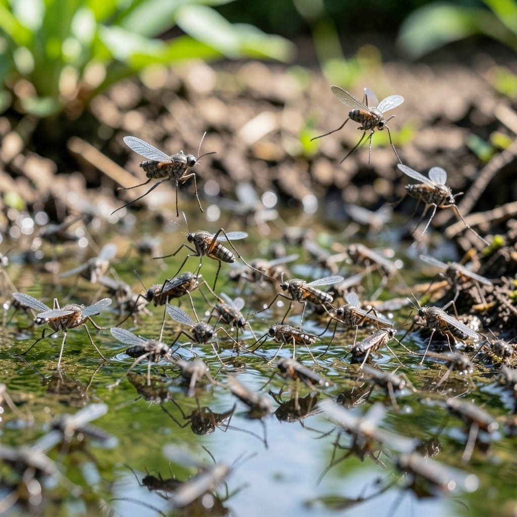 Why Does My Yard Have So Many Mosquitoes: Standing Water and Natural Repellent Solutions