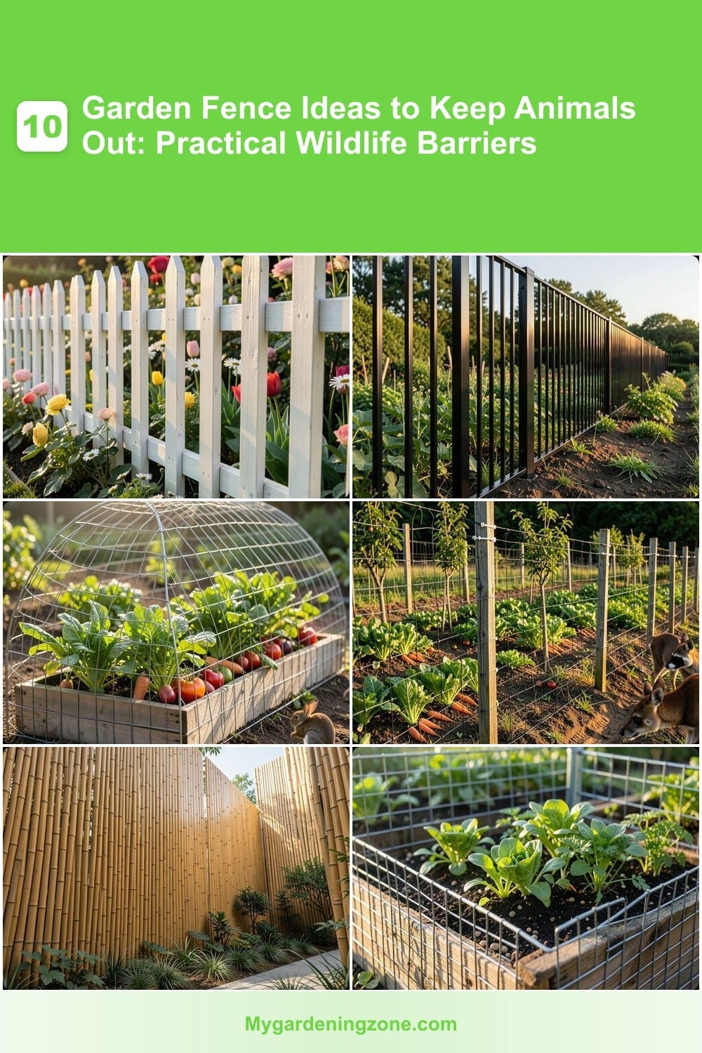 10 Garden Fence Ideas to Keep Animals Out: Practical Wildlife Barriers