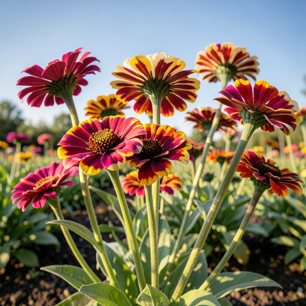 Swizzle Zinnias