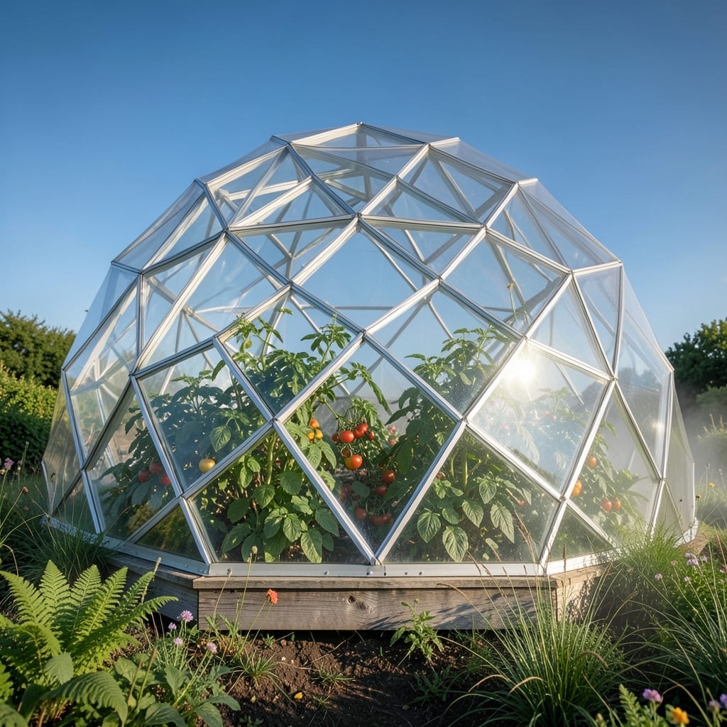 Geodesic Dome Greenhouse