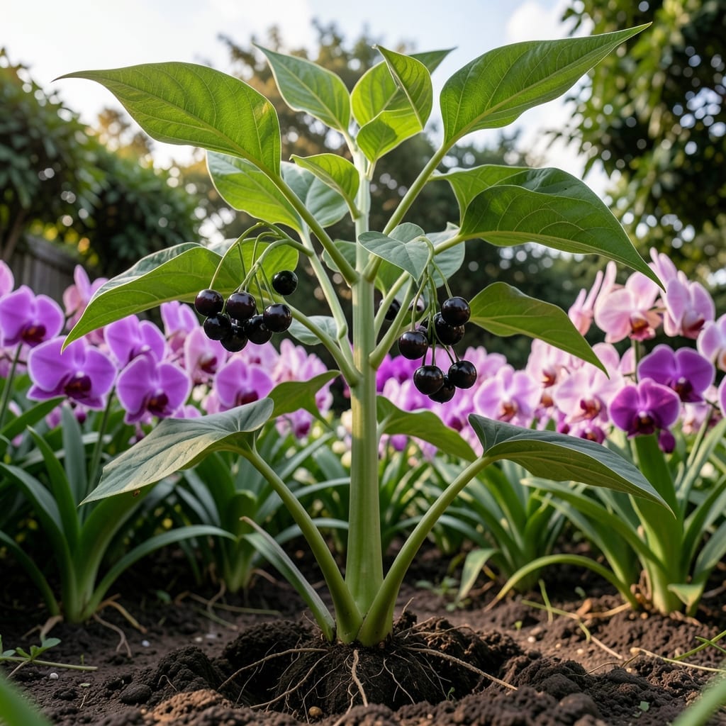 Pokeweed in Gardens