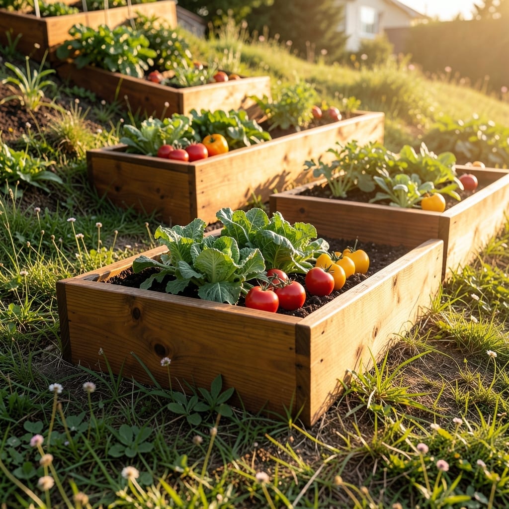 Raised Vegetable Garden Boxes