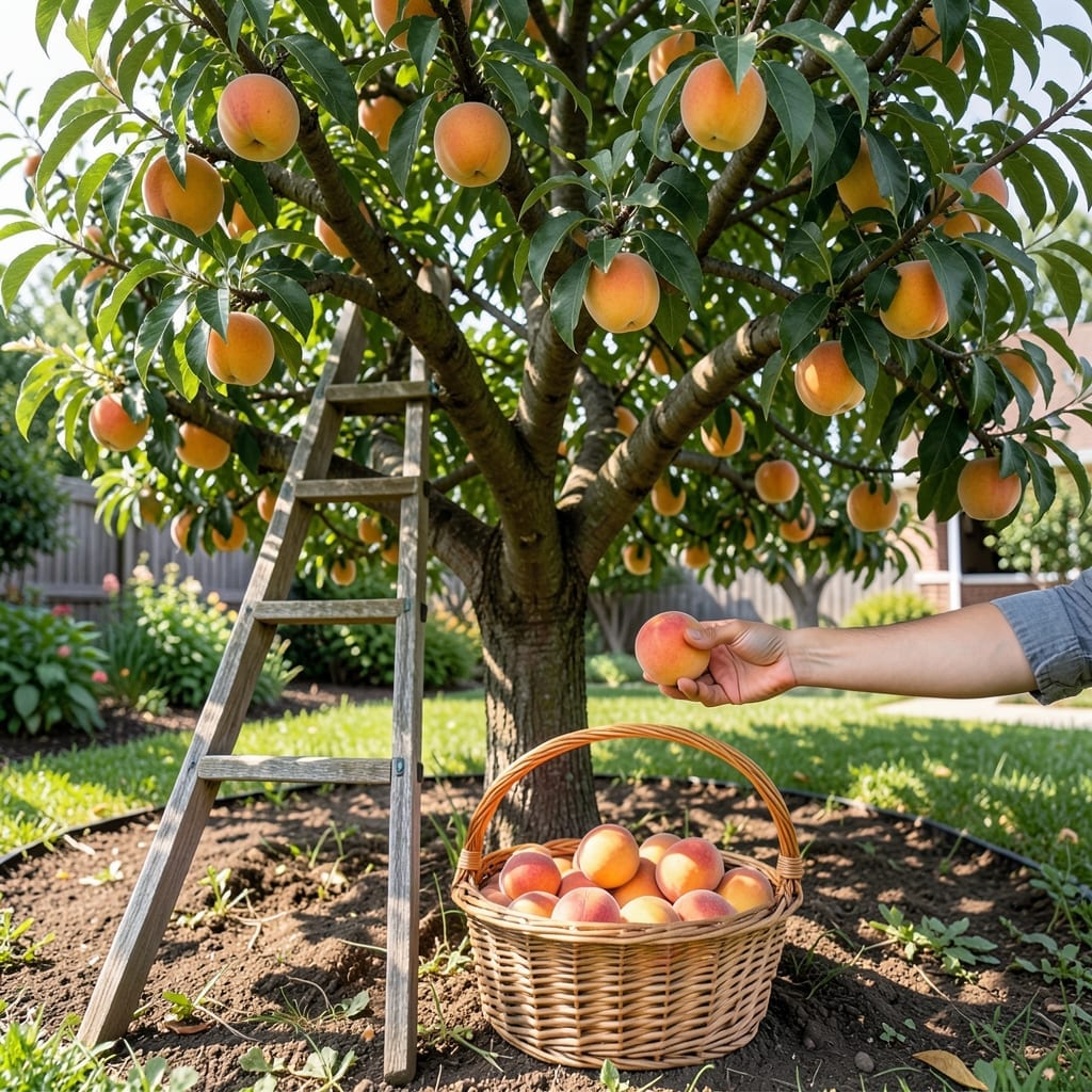 Harvest Peach Tree: When and How to Pick Ripe Fruit