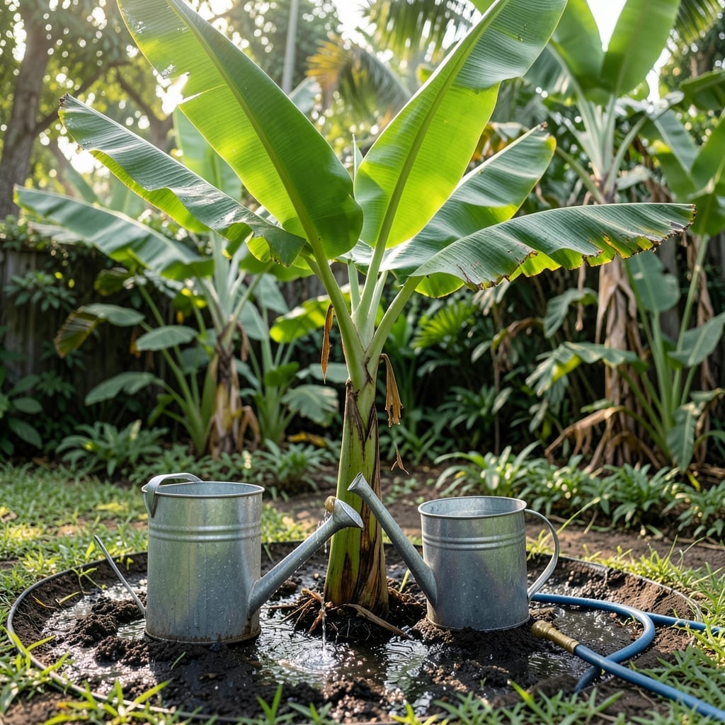 How Much Water Does a Banana Tree Need: Weekly Guidelines for Healthy Growth