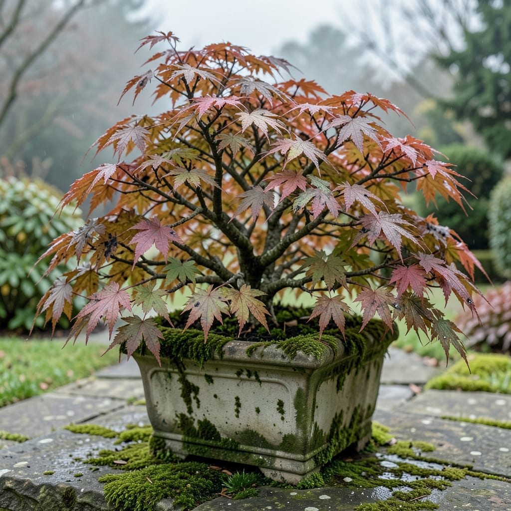 diseased japanese maple trees example with annotations