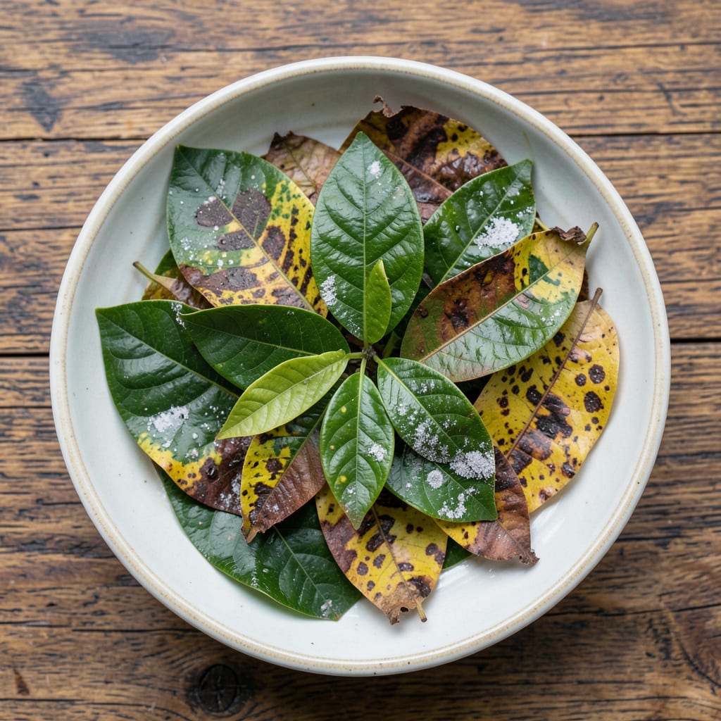 Visual representation of Diseases of Curry Leaf Plant: Early Detection and Organic Fixes