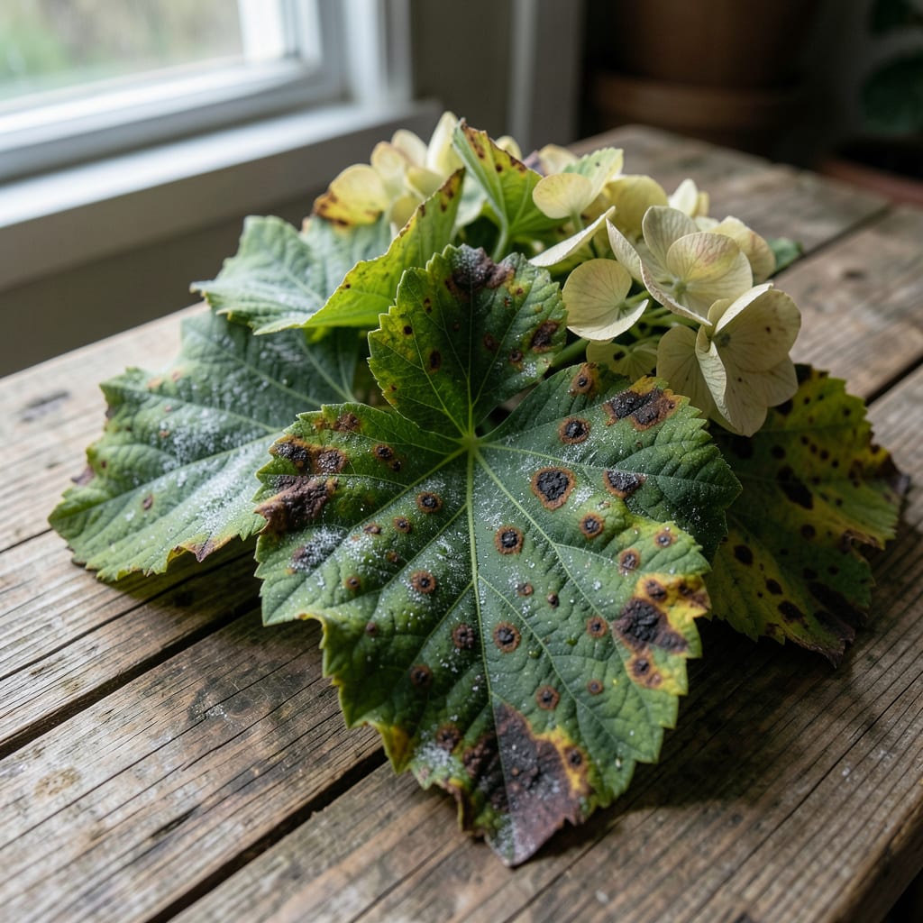 Diseases of Oakleaf Hydrangea: Visual Guide to Rapid Diagnosis and Cure detailed visual guide