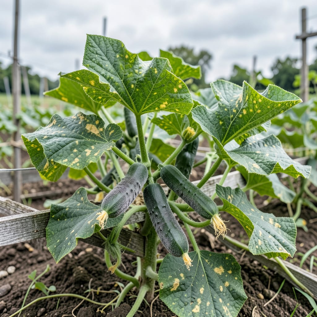Downy Mildew on Cucumber Plants: Visual Guide to Fast Recovery detailed visual guide