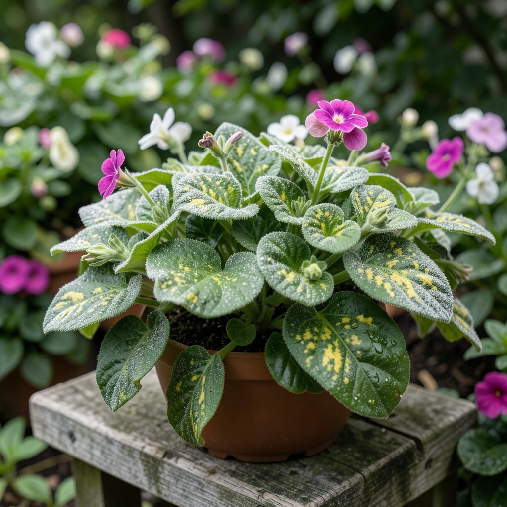 Downy Mildew on Impatiens: Prevention and Organic Treatment Solutions illustration with key details
