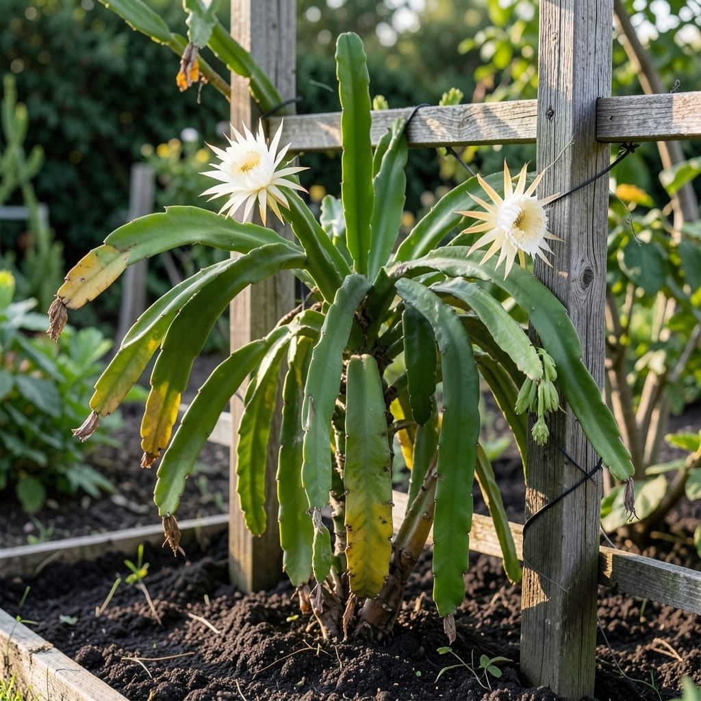Overwatered Dragon Fruit Plant: Drooping Leaves and Root Rot Rescue