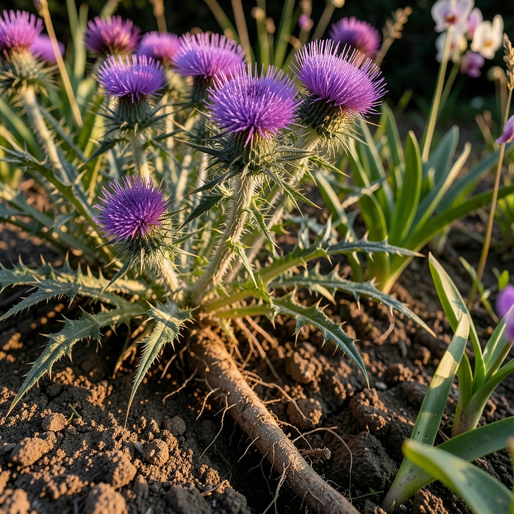 Thistle in Orchid Gardens