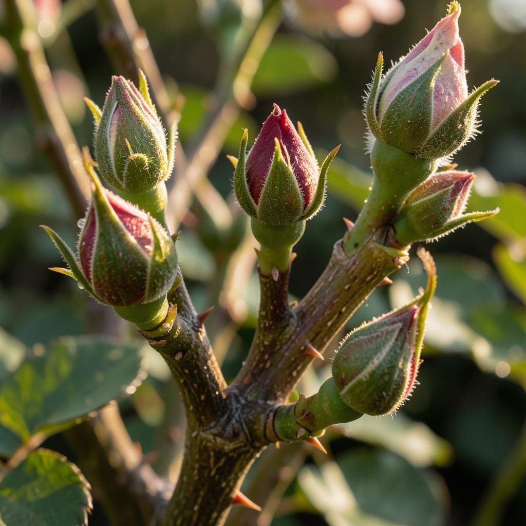 Flowering Sprouts with Buds