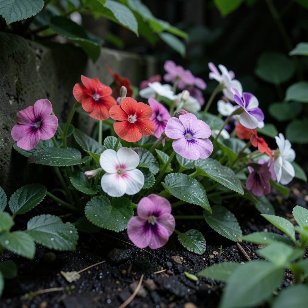 Delicate Impatiens for Shady Spots
