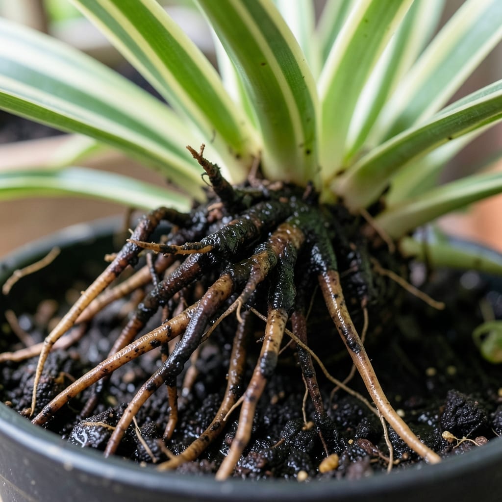 Overwatered Spider Plant Roots: Visual ID and Organic Revival Steps Overwatered Spider Plant Roots: Visual ID and Organic Revival Steps