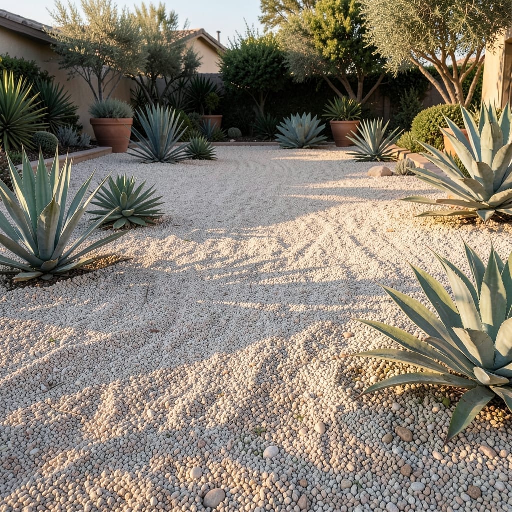 Modern Minimalist Gravel Garden