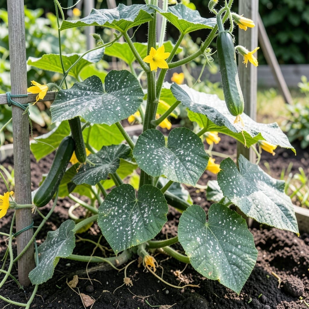 White Spots on Cucumber Plants: Causes and Organic Treatment Options