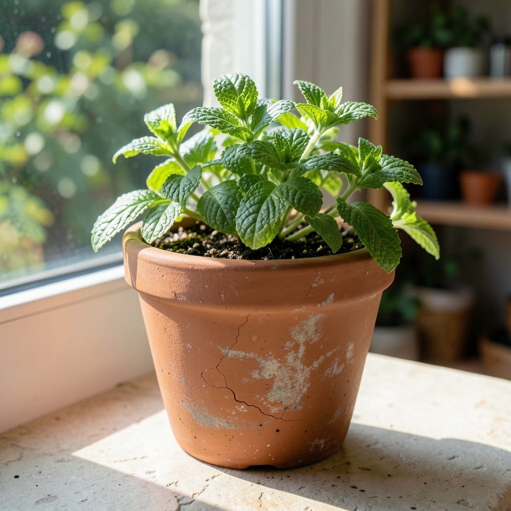 Mint in Indoor Pots