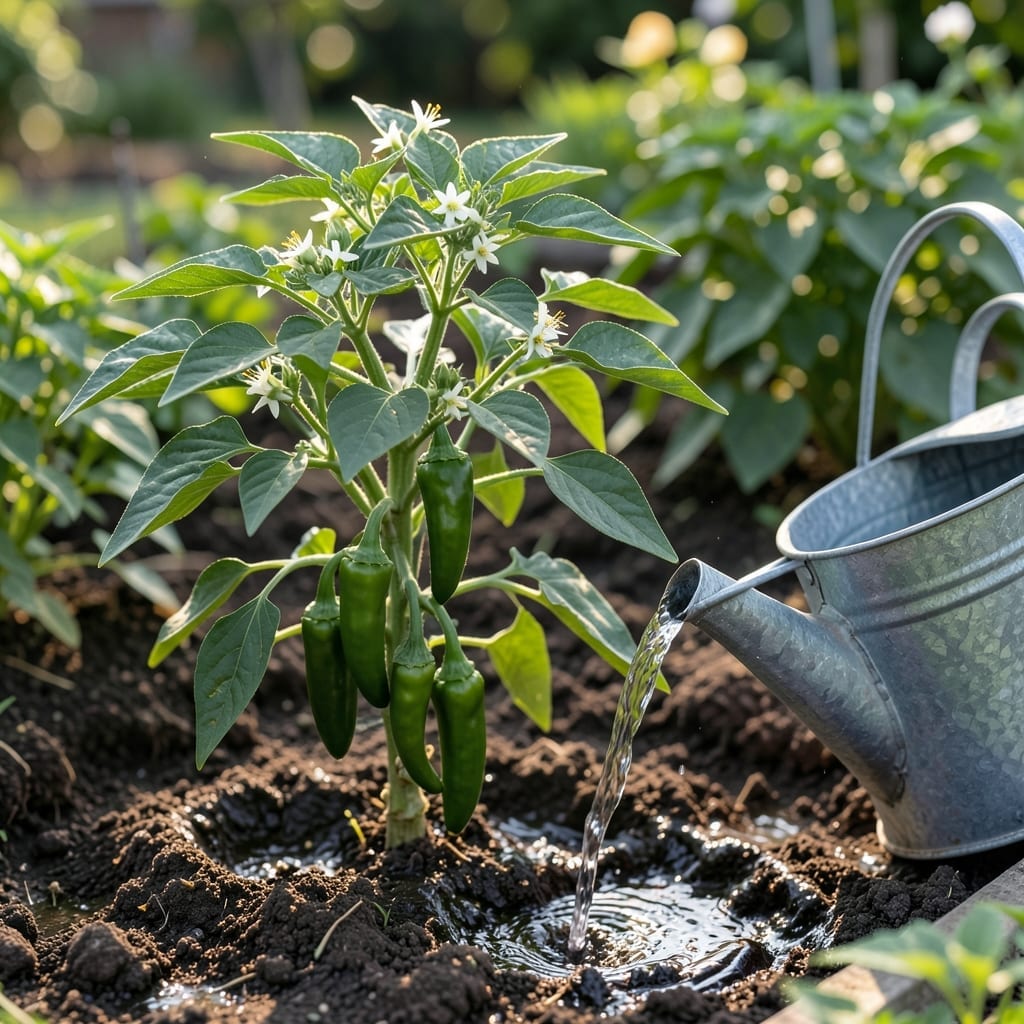 How to Water Jalapeno Plants: Optimal Schedule for Maximum Yield
